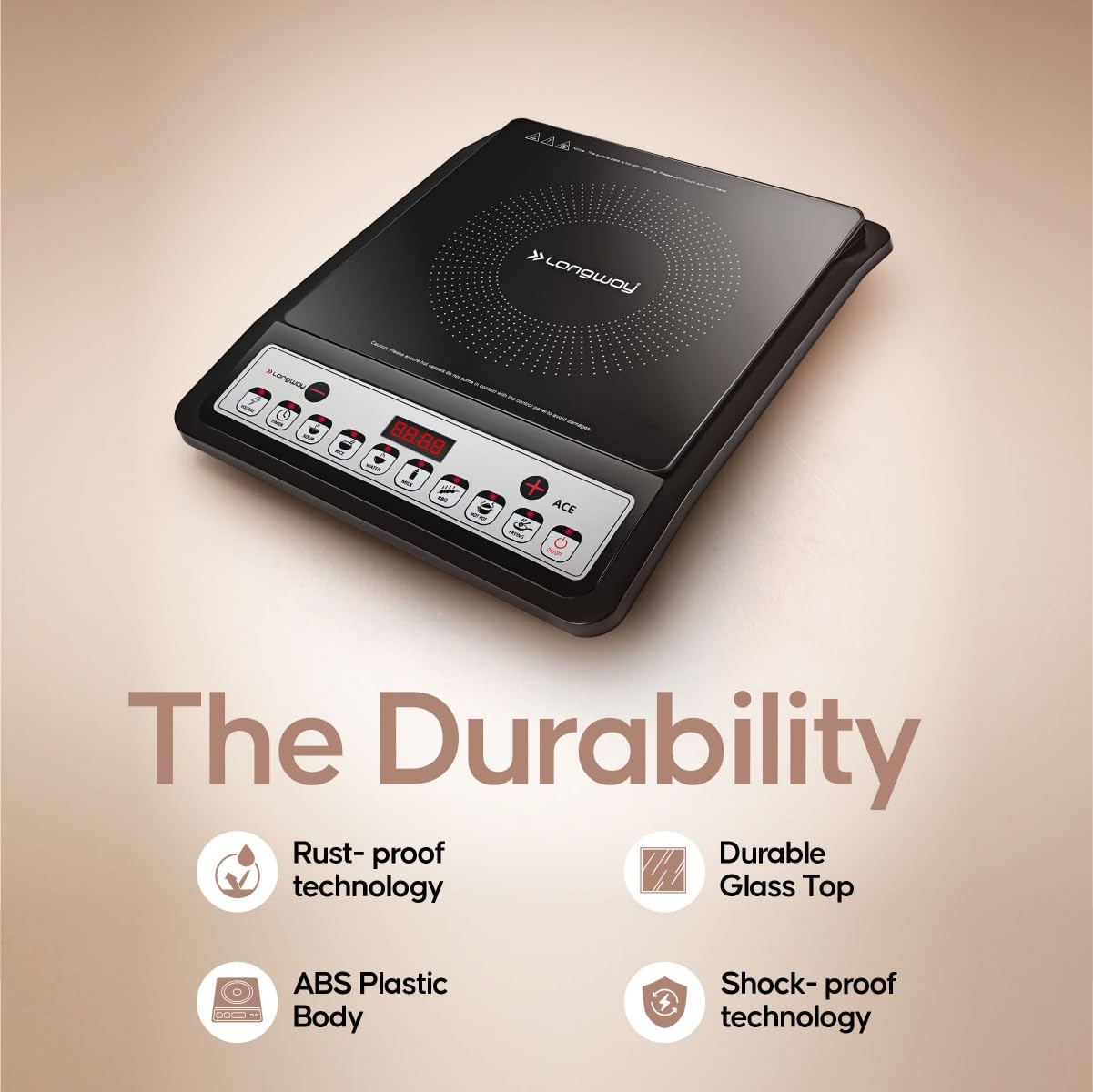 Longway Ace IC 2000 W Induction Cooktop